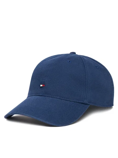 Шапка с козирка Tommy Hilfiger тъмносиньо
