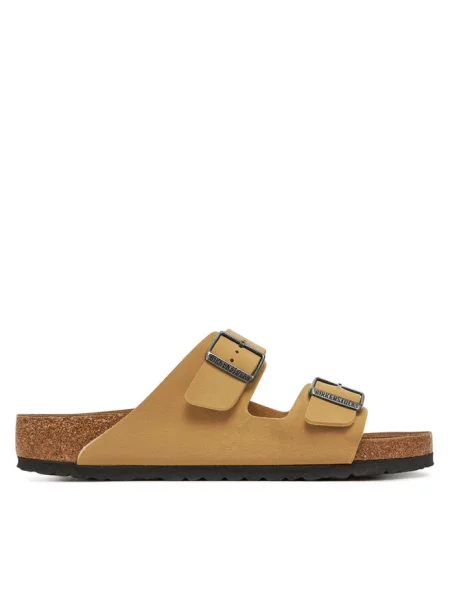 Klapki Birkenstock beżowe