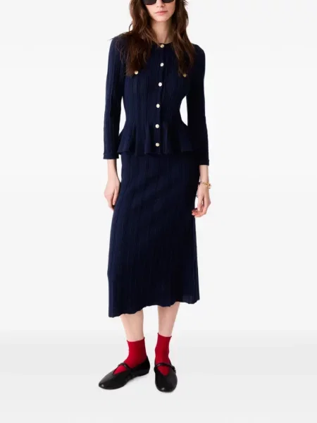 Rochie Maje tricotate albastru