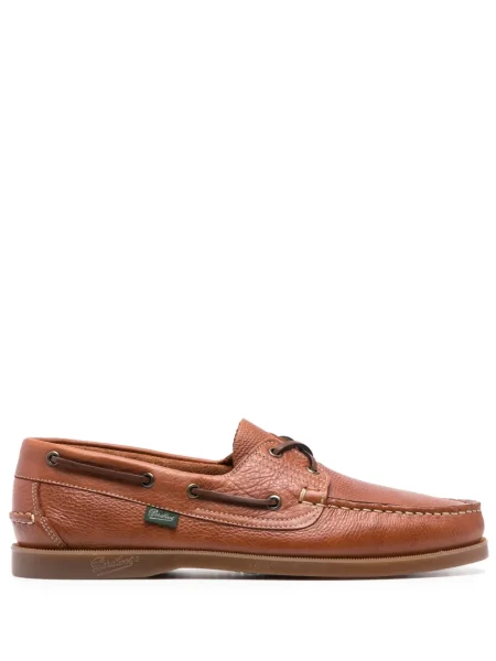 Pantofi Paraboot cu șireturi din dantelă maro