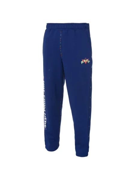 Pantaloni Puma alergare albastru