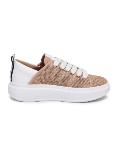 Sneakersy Alexander Smith skórzane beżowe