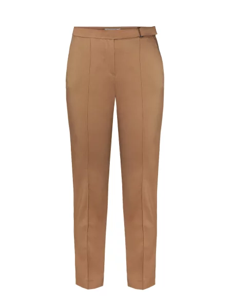 TATUUM Pantaloni cu dungă JAKINA cămilă maro