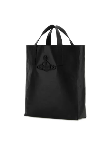 Shopperka Vivienne Westwood skórzana czarna