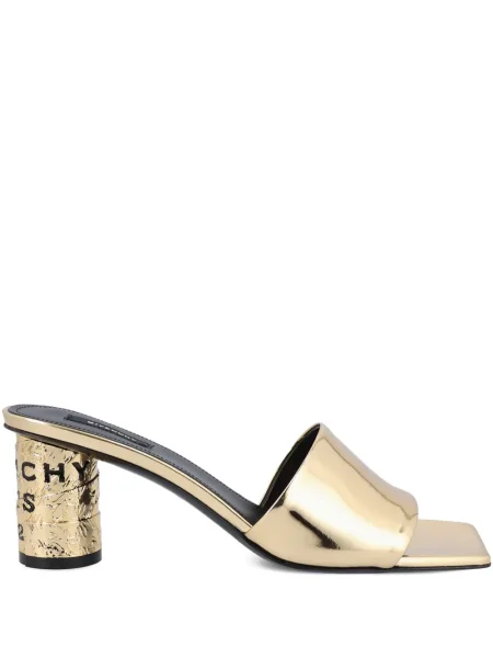 Papuci tip mules Givenchy auriu