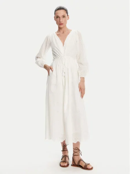 Poletna obleka Pepe Jeans bela