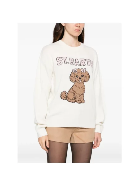 Sweter Mc2 Saint Barth biały