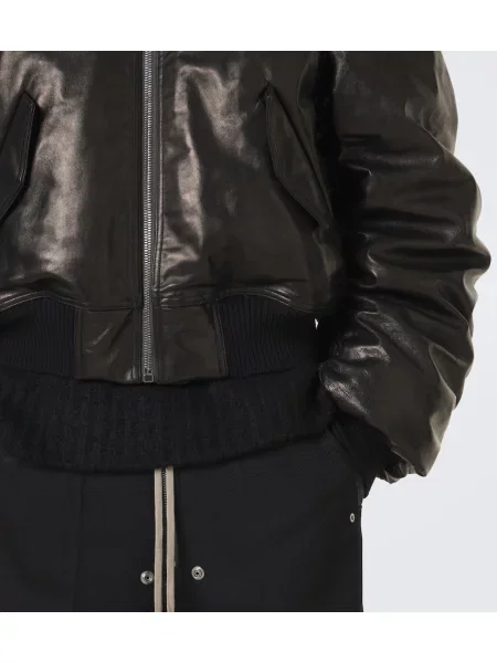 Geanta de piele Rick Owens negru