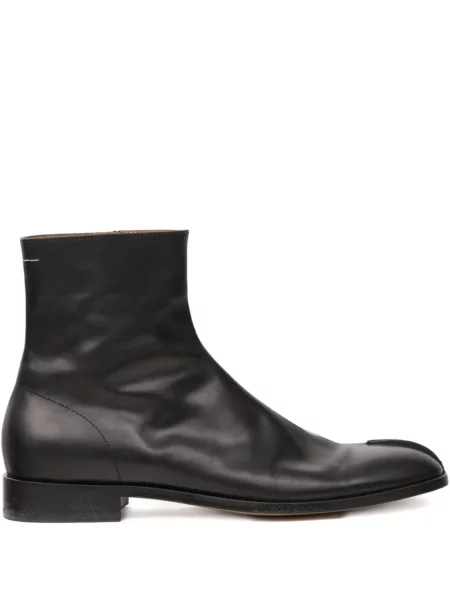 Cizme scurte Mm6 Maison Margiela din piele negru