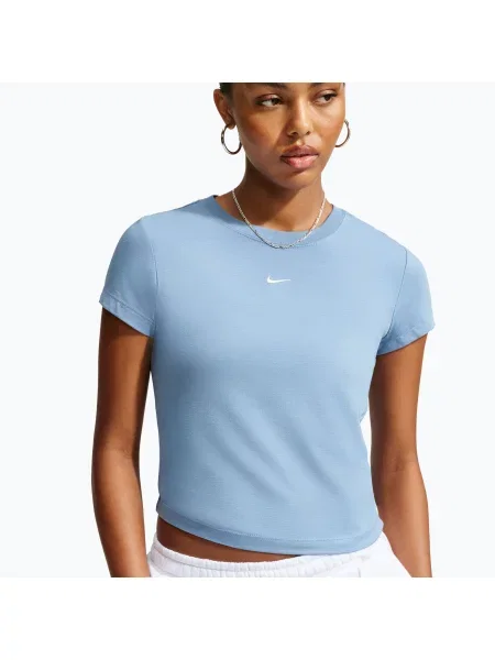 Tricou pentru femei Nike Sportswear Chill Knit work blue albastru