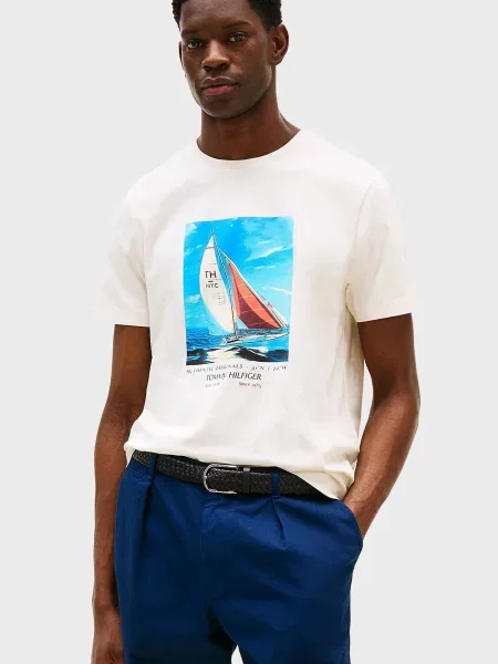 Футболка Tommy Hilfiger біла