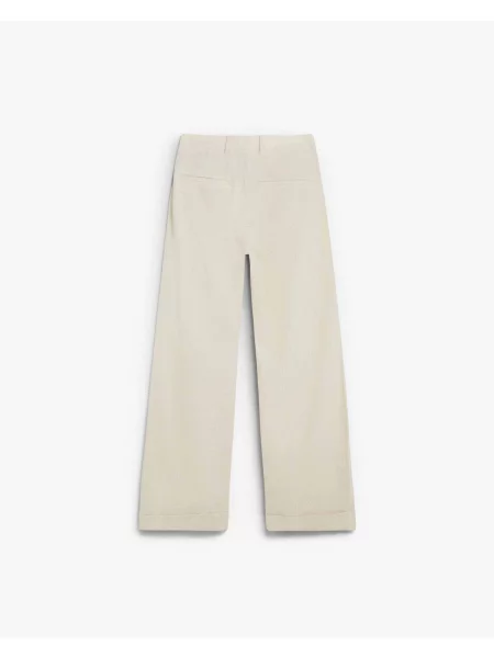 Scalpers Pantaloni natural alb