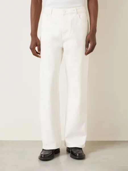 Ami Paris Džíny Volného Střihu blanc creme