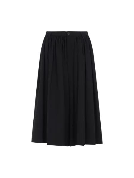 Spódnica Mm6 Maison Margiela wełniana czarna