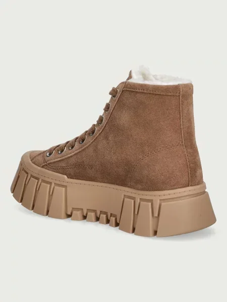 Buty Tommy Jeans Platform Sneaker MC WL dark camel brązowe