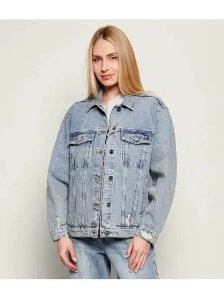 Geacă de blugi Anine Bing albastru
