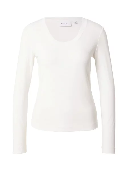 COMMA Tricou alb