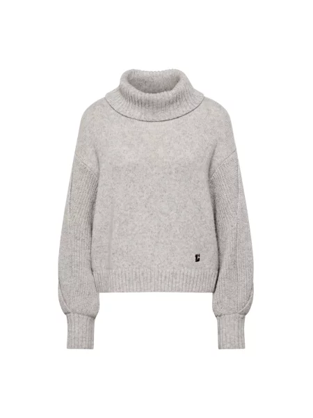 Sweter z golfem Lecomte szary