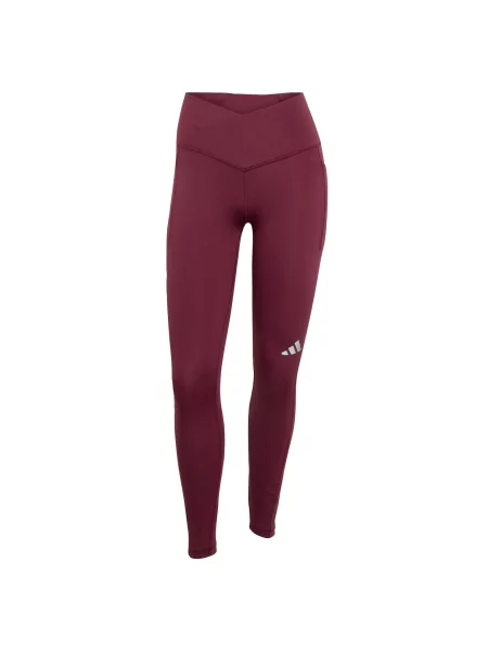 ADIDAS PERFORMANCE Παντελόνι φόρμας βουργουνδί / ασημί