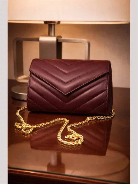 Sellenes Clutch Val Wine Clutch burgundy roșu