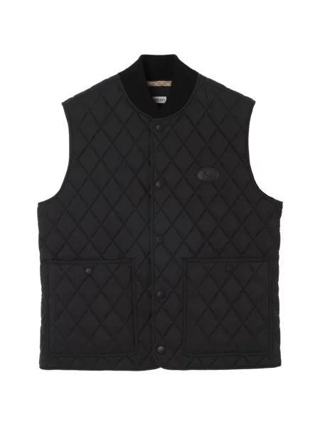 Matlasat vestă Burberry verde