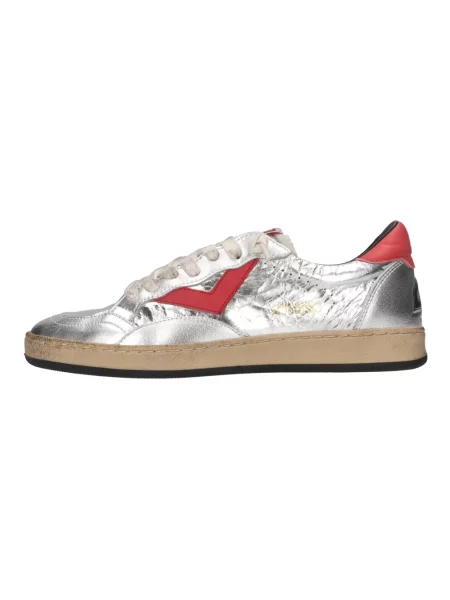 Sneakersy 4b12 skórzane szare
