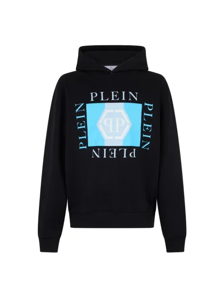 Bluza z kapturem Philipp Plein z kapturem czarna