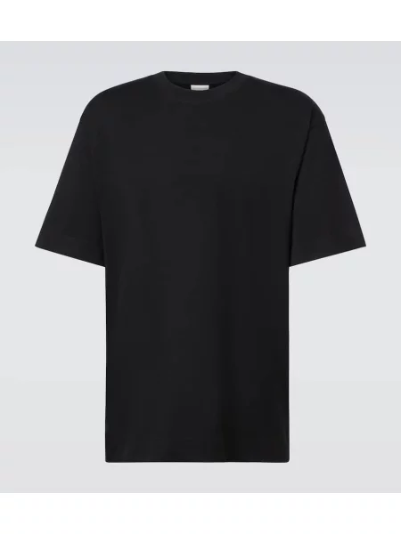 Tricou Dries Van Noten din jerseu negru