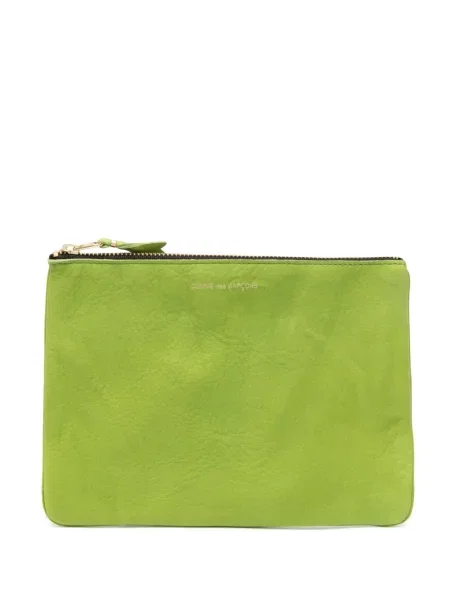Portofel Comme Des Garçons Wallet din piele verde