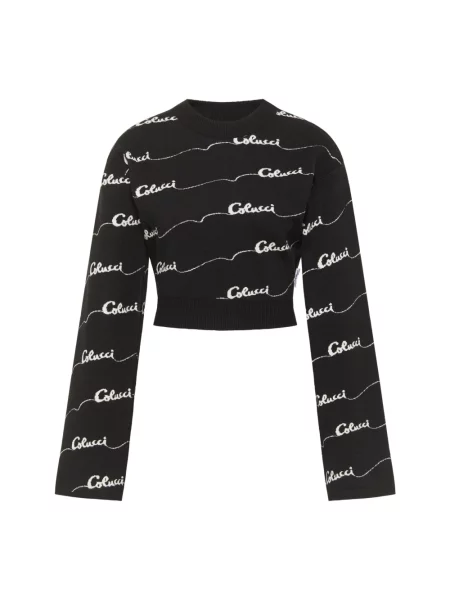 Sweter Carlo Colucci czarny