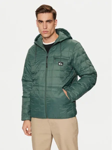 Quiksilver Демісезонна куртка Check Mate зелений