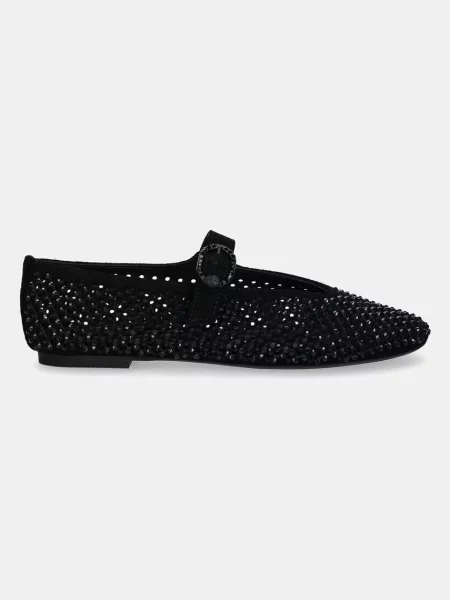 Замшеві балетки Kurt Geiger London Mayfair Ballet Flat чорний