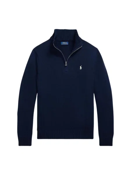 Kardigan Polo Ralph Lauren z długim rękawem niebieski