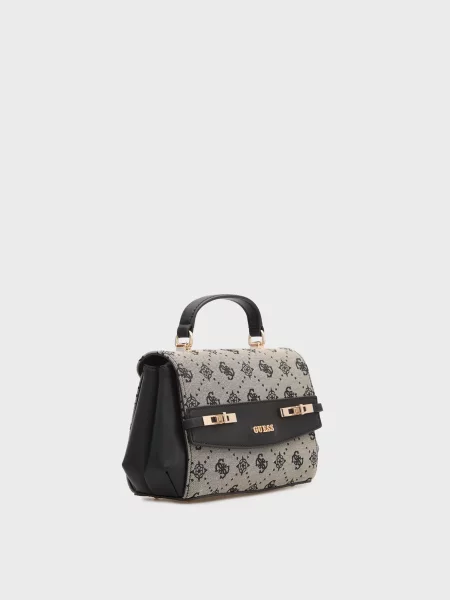 Сумка Guess с автографом серая