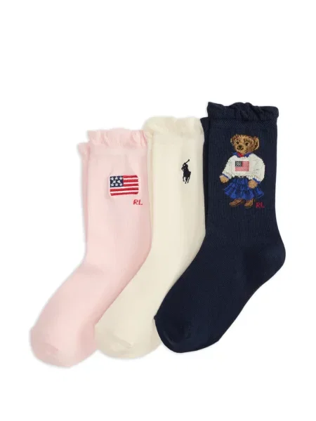Dětské ponožky Polo Ralph Lauren růžové