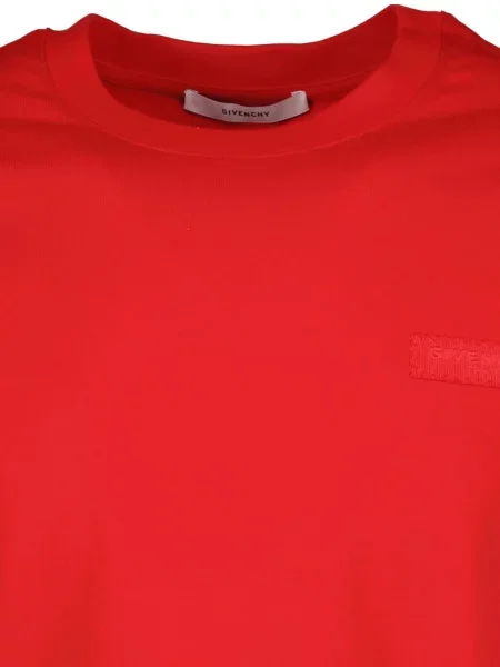 Tricou Givenchy scurt roșu