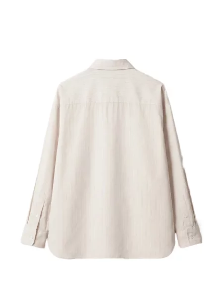 Cămașă Maison Kitsune cu broderie cu dungi