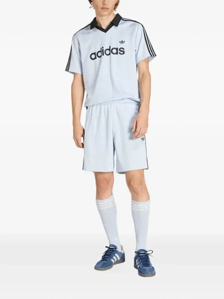 Tricou Adidas alergare cu șireturi din dantelă negru