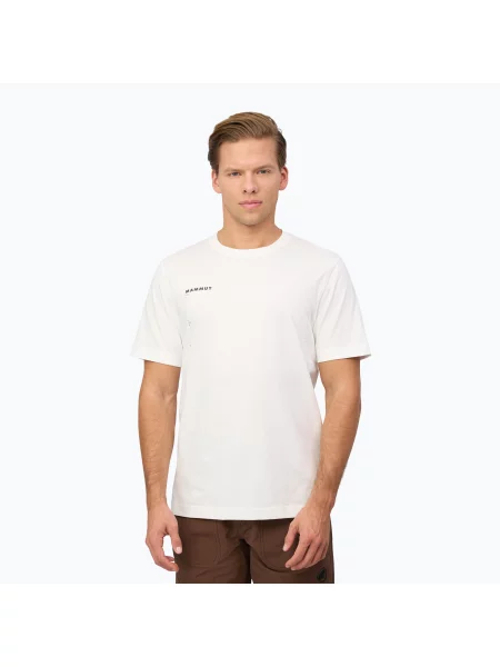 Tricou pentru bărbați Mammut Base T-Shirt Avy white alb