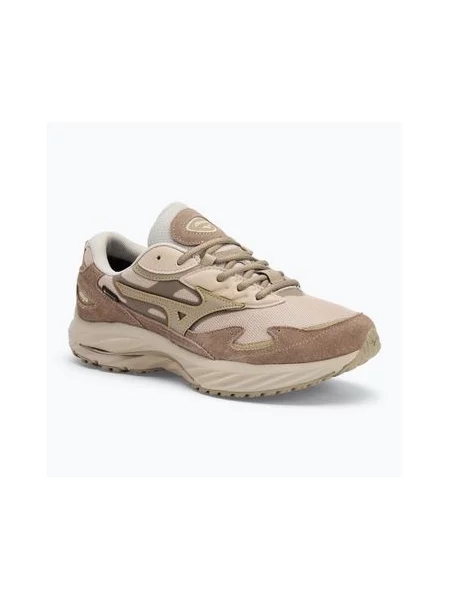 Кросівки Mizuno Wave Rider β GTX silver cloud / vintage khaki / ge gold золоті