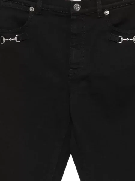 Jeansy dzwony dziecięce Gucci czarne
