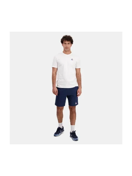Pantaloni Le Coq Sportif scurte albastru