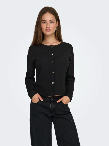 Кардиган JDY PRIME LIFE L/S ON FITTED CARDI чорний
