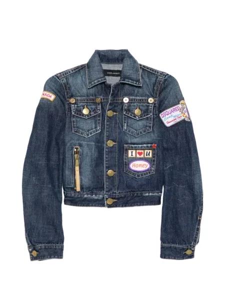 Geacă de blugi Dsquared2 albastru