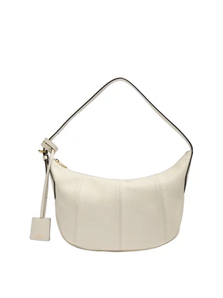Lancel Geantă de umăr Lancel Sac Bandoulière Victoire Neige Femme' alb