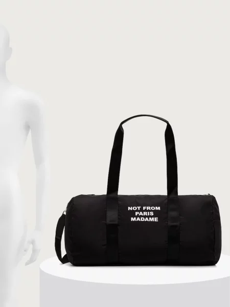 Drôle de Monsieur férfi táska Slogan Gym fekete