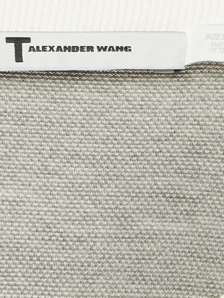 Tricou Alexanderwang.t cu decolteu în V lung gri