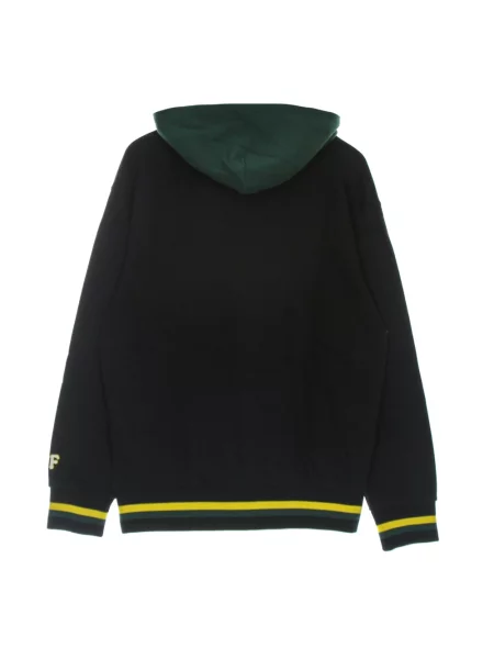 Bluza z kapturem Huf z kapturem z długim rękawem czarna