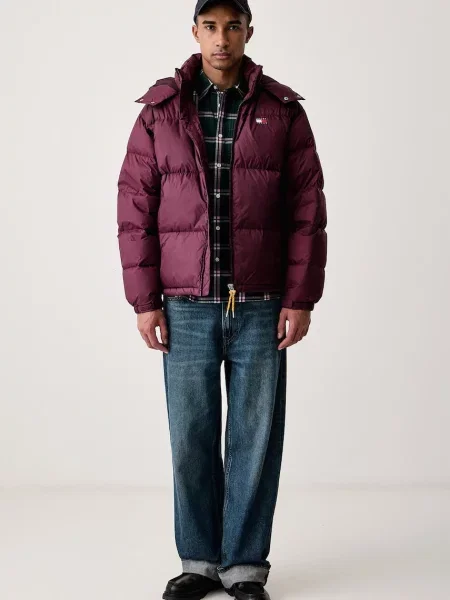 Tommy Jeans cămașă pentru bărbați din verde