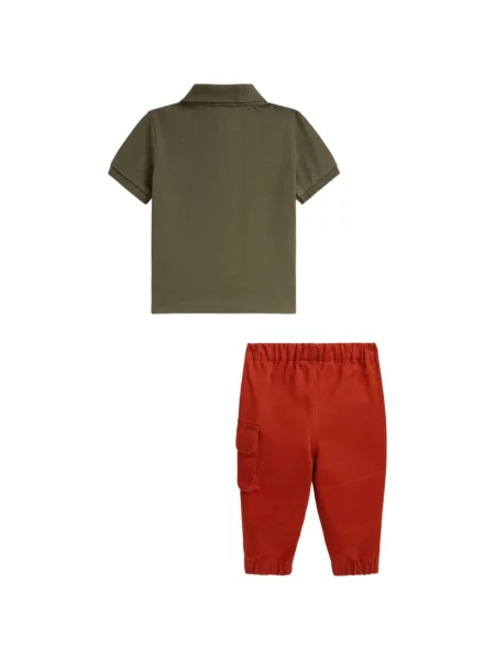 Koszulka polo dziecięca Polo Ralph Lauren zielona